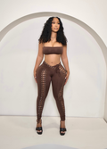 Lace Me Up Set – Chocolate Brown