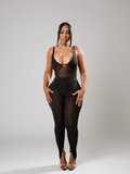 Noir Mesh Bodysuit Set